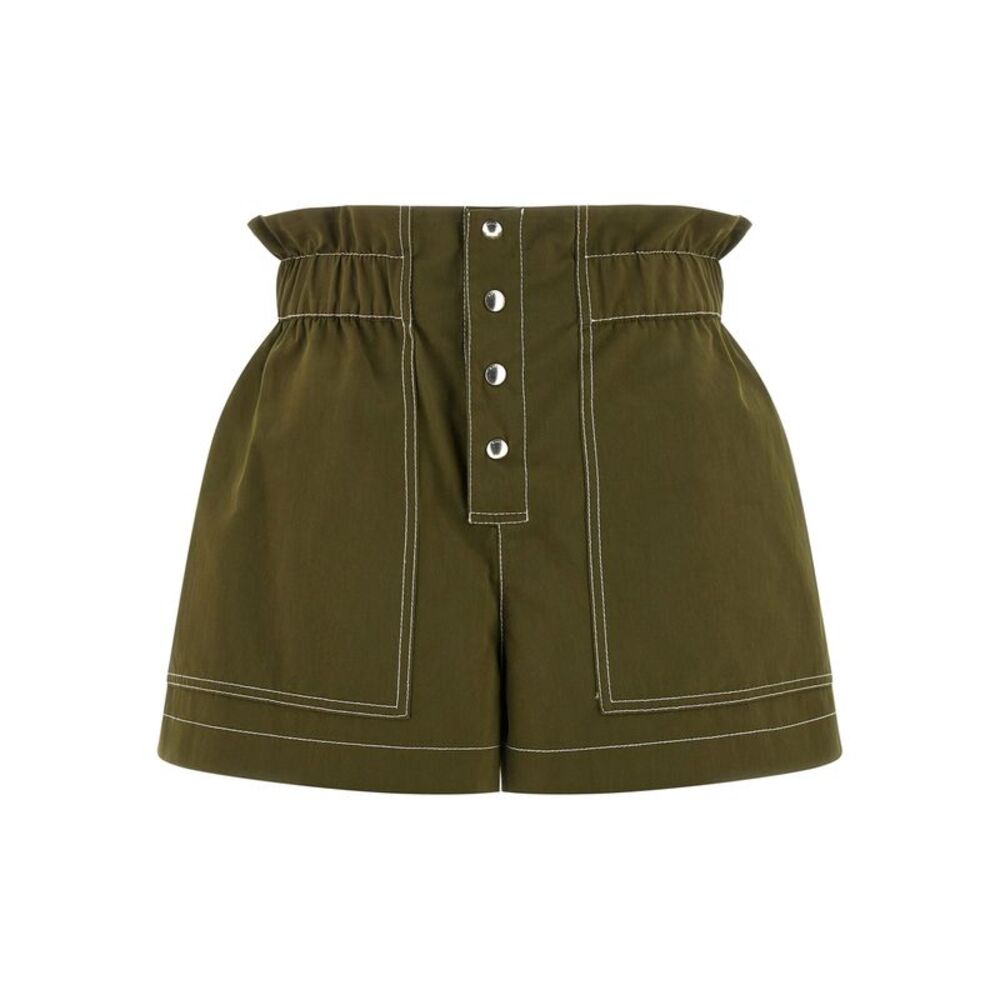 Marni Bicolor Cotton Bermuda Women's Shorts